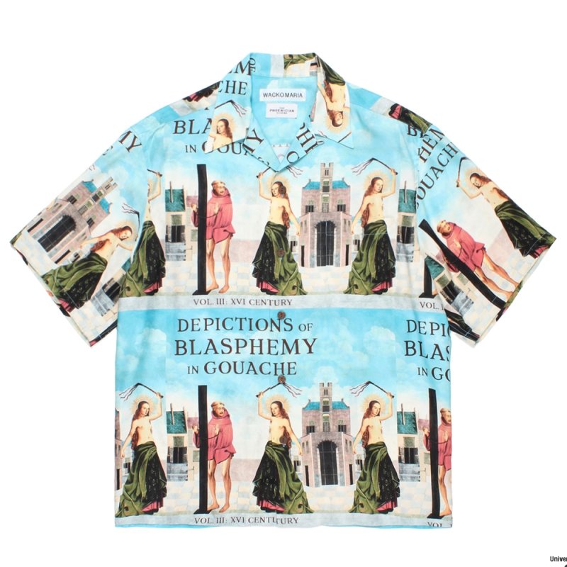 画像1: WACKO MARIA/THE PHOENICIAN SCHEME / HAWAIIAN SHIRT（ONE）［ハワイアンシャツ-26春夏］