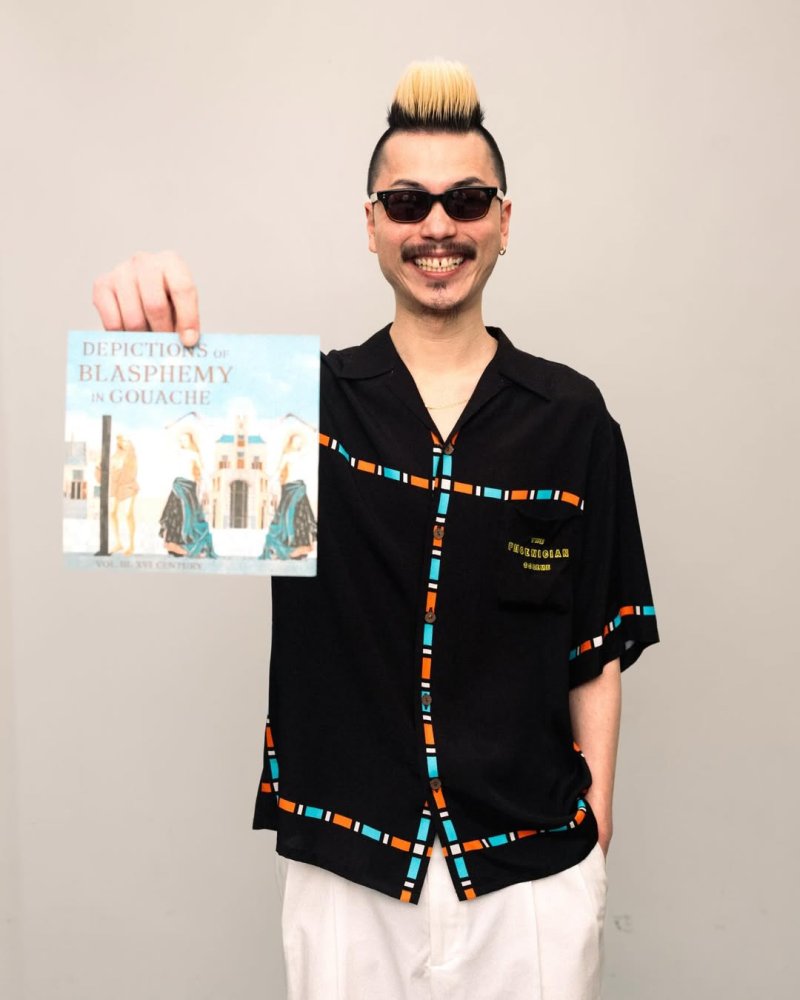 画像3: WACKO MARIA/THE PHOENICIAN SCHEME / HAWAIIAN SHIRT（BLACK）［ハワイアンシャツ-26春夏］
