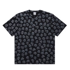 画像1: BlackEyePatch/SKULL PATTERNED TEE（BLACK） (1)