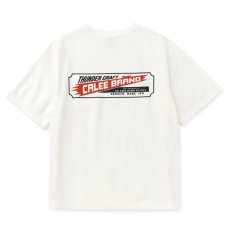 画像1: CALEE/VINTAGE TYPE THUNDER CRAFT POCKET TEE（WHITE）［プリントポケT-26春夏］ (1)