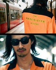 画像6: WACKO MARIA/THE PHOENICIAN SCHEME / 50'S OPEN COLLAR SHIRT（ORANGE）［50'Sオープンカラーシャツ-26春夏］ (6)