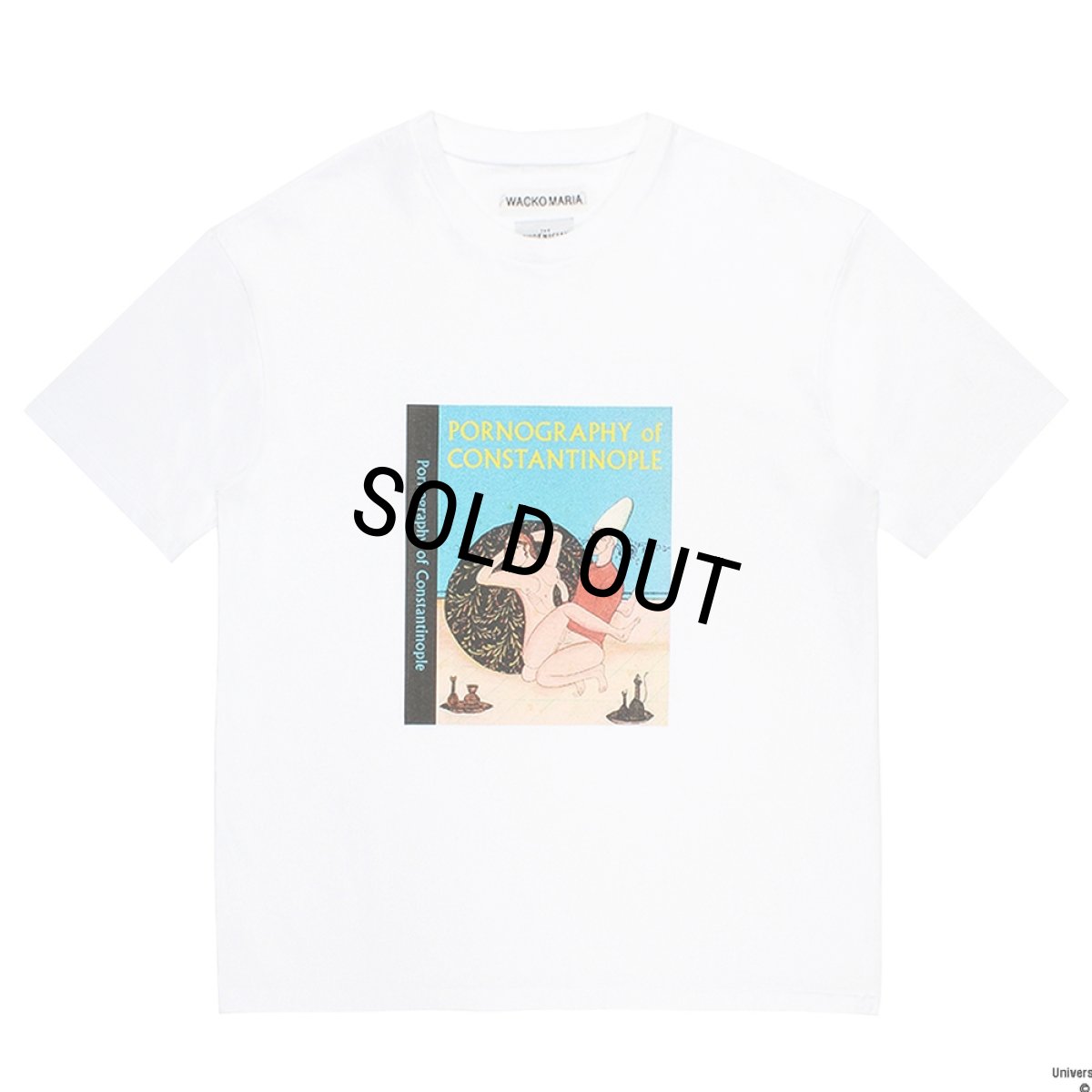 画像1: WACKO MARIA/THE PHOENICIAN SCHEME / WASHED HEAVY WEIGHT T-SHIRT（WHITE）［プリントT-26春夏］ (1)