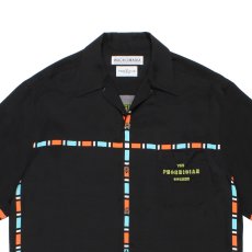 画像3: WACKO MARIA/THE PHOENICIAN SCHEME / HAWAIIAN SHIRT（BLACK）［ハワイアンシャツ-26春夏］ (3)