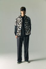 画像7: CALEE/STRIPE PATTERN RELAX PANTS（NAVY）［ストライプパターンリラックスパンツ-26春夏］ (7)