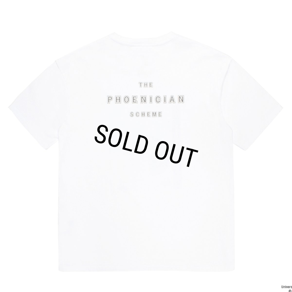 画像2: WACKO MARIA/THE PHOENICIAN SCHEME / WASHED HEAVY WEIGHT T-SHIRT（WHITE）［プリントT-26春夏］ (2)