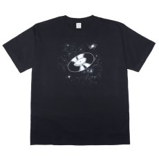 画像1: exodus brand/SPACE VINYL RECORD T SHIRT（BLACK）［プリントT-26春夏］ (1)