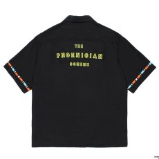 画像2: WACKO MARIA/THE PHOENICIAN SCHEME / HAWAIIAN SHIRT（BLACK）［ハワイアンシャツ-26春夏］ (2)