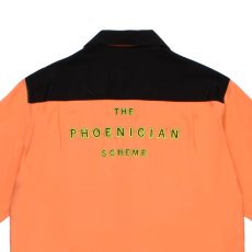 画像4: WACKO MARIA/THE PHOENICIAN SCHEME / 50'S OPEN COLLAR SHIRT（ORANGE）［50'Sオープンカラーシャツ-26春夏］ (4)