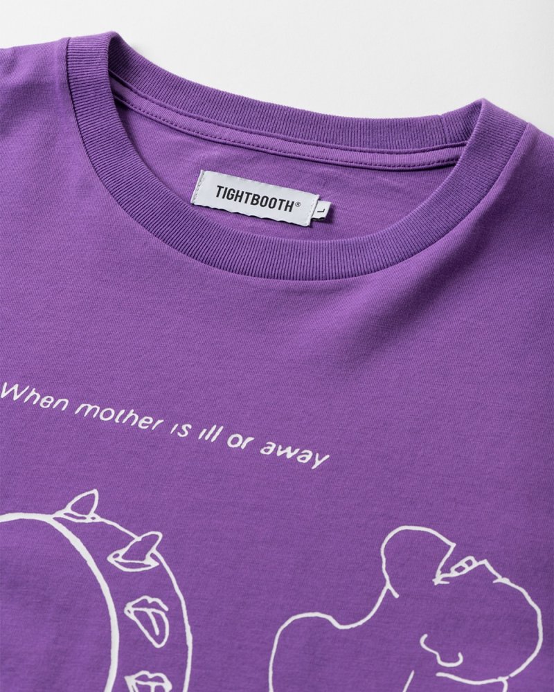 画像2: TIGHTBOOTH/NEW GEAR S/S T-SHIRT（Purple）［ニューギアT-26春夏］