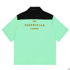画像2: WACKO MARIA/THE PHOENICIAN SCHEME / 50'S OPEN COLLAR SHIRT（MINT）［50'Sオープンカラーシャツ-26春夏］ (2)
