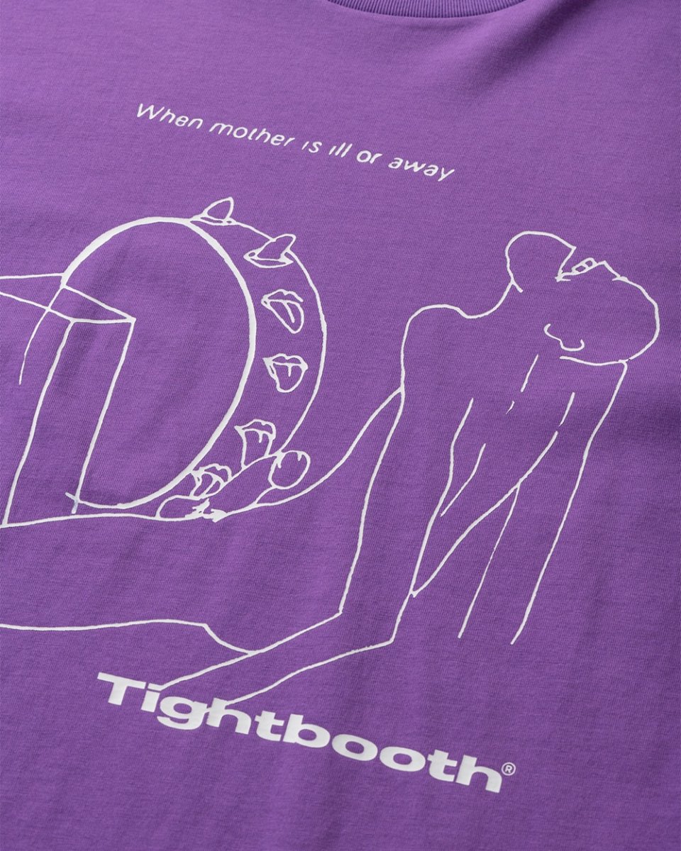 画像3: TIGHTBOOTH/NEW GEAR S/S T-SHIRT（Purple）［ニューギアT-26春夏］ (3)