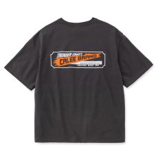 画像1: CALEE/VINTAGE TYPE THUNDER CRAFT POCKET TEE（CHARCOAL）［プリントポケT-26春夏］ (1)