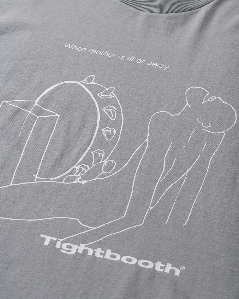 画像3: TIGHTBOOTH/NEW GEAR S/S T-SHIRT（Gray）［ニューギアT-26春夏］ (3)