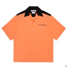 画像1: WACKO MARIA/THE PHOENICIAN SCHEME / 50'S OPEN COLLAR SHIRT（ORANGE）［50'Sオープンカラーシャツ-26春夏］ (1)