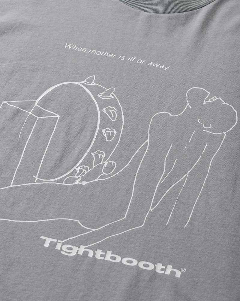 画像3: TIGHTBOOTH/NEW GEAR S/S T-SHIRT（Gray）［ニューギアT-26春夏］