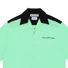 画像3: WACKO MARIA/THE PHOENICIAN SCHEME / 50'S OPEN COLLAR SHIRT（MINT）［50'Sオープンカラーシャツ-26春夏］ (3)