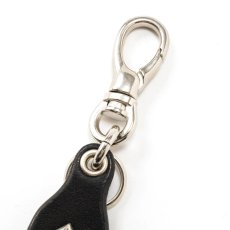 画像2: CALEE/STUDS LEATHER KEY RING ＜TYPE C＞（BLACK）［スタッズレザーキーリング-26春夏］ (2)