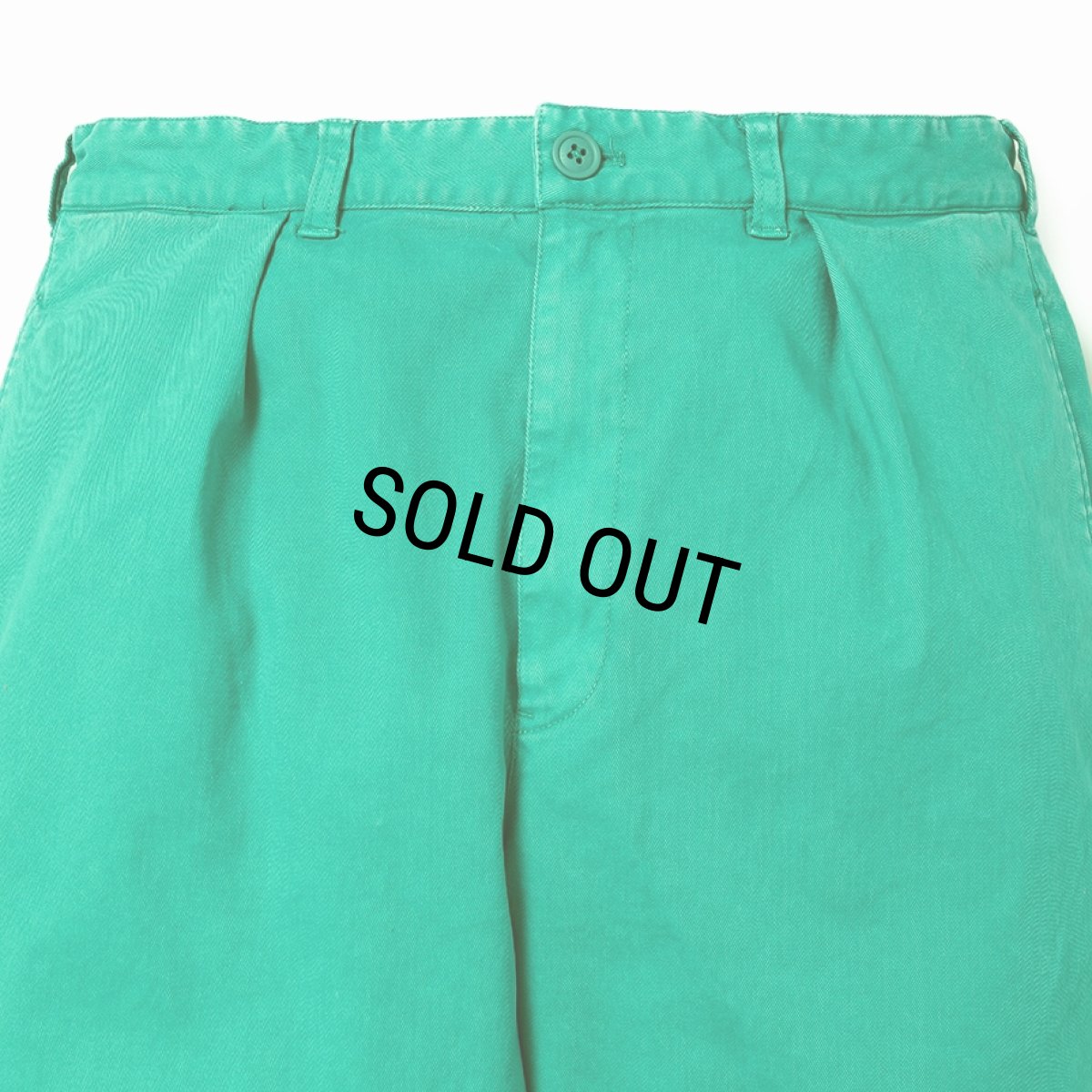 画像3: CHALLENGER/PIGMENT CHINO TROUSER（GREEN）［ピグメントチノトラウザー-26春夏］ (3)