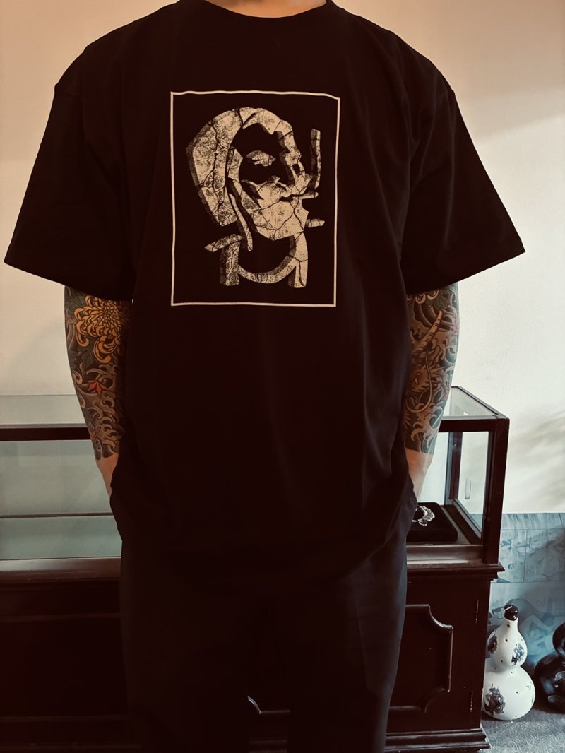 画像3: exodus brand/STONED ZIG-ZAG T SHIRT（BLACK）［プリントT-26春夏］