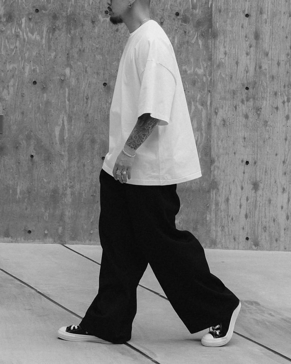 画像7: COOTIE PRODUCTIONS/Spanish Pima Boxy S/S Tee（White）［スパニッシュピマボクシーT-26春夏］ (7)