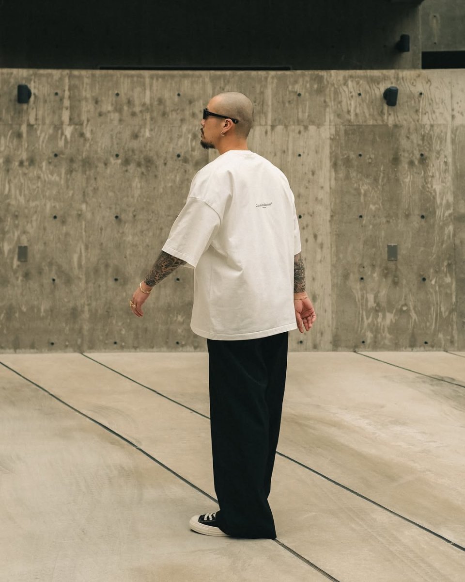 画像4: COOTIE PRODUCTIONS/Spanish Pima Boxy S/S Tee（White）［スパニッシュピマボクシーT-26春夏］ (4)