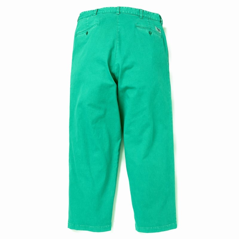 画像2: CHALLENGER/PIGMENT CHINO TROUSER（GREEN）［ピグメントチノトラウザー-26春夏］