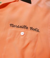 画像4: WACKO MARIA/THE PHOENICIAN SCHEME / 50'S OPEN COLLAR SHIRT（ORANGE）［50'Sオープンカラーシャツ-26春夏］ (4)