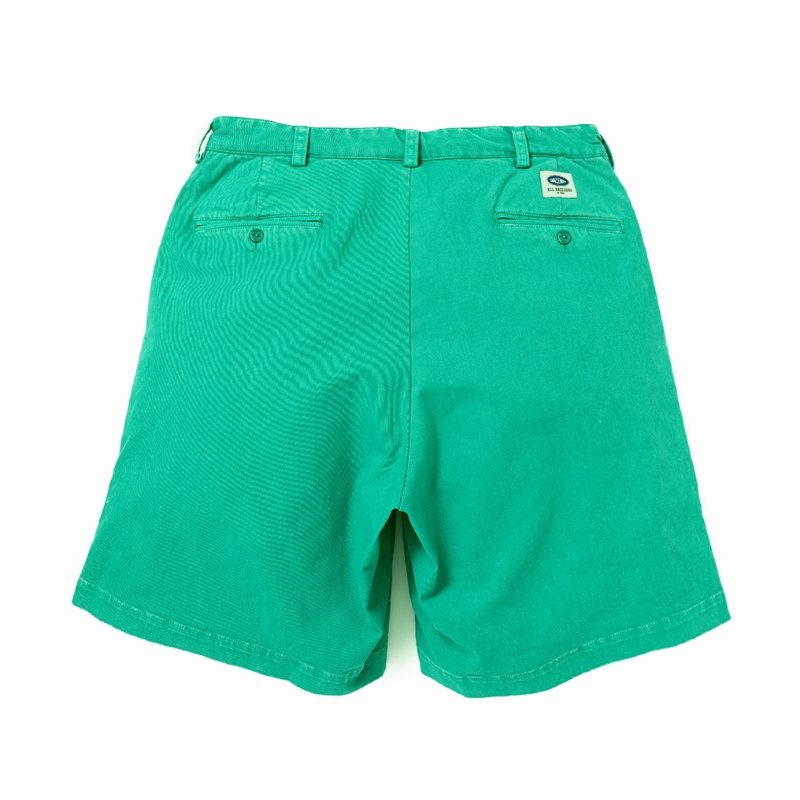 画像2: CHALLENGER/PIGMENT CHINO SHORTS（GREEN）［ピグメントチノショーツ-26春夏］
