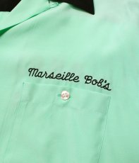画像4: WACKO MARIA/THE PHOENICIAN SCHEME / 50'S OPEN COLLAR SHIRT（MINT）［50'Sオープンカラーシャツ-26春夏］ (4)