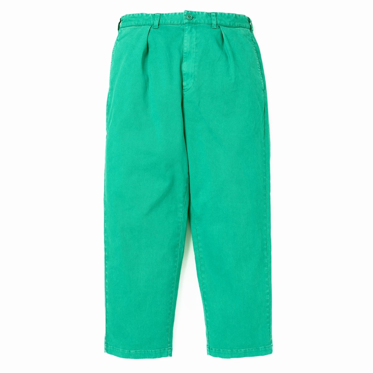画像1: CHALLENGER/PIGMENT CHINO TROUSER（GREEN）［ピグメントチノトラウザー-26春夏］ (1)