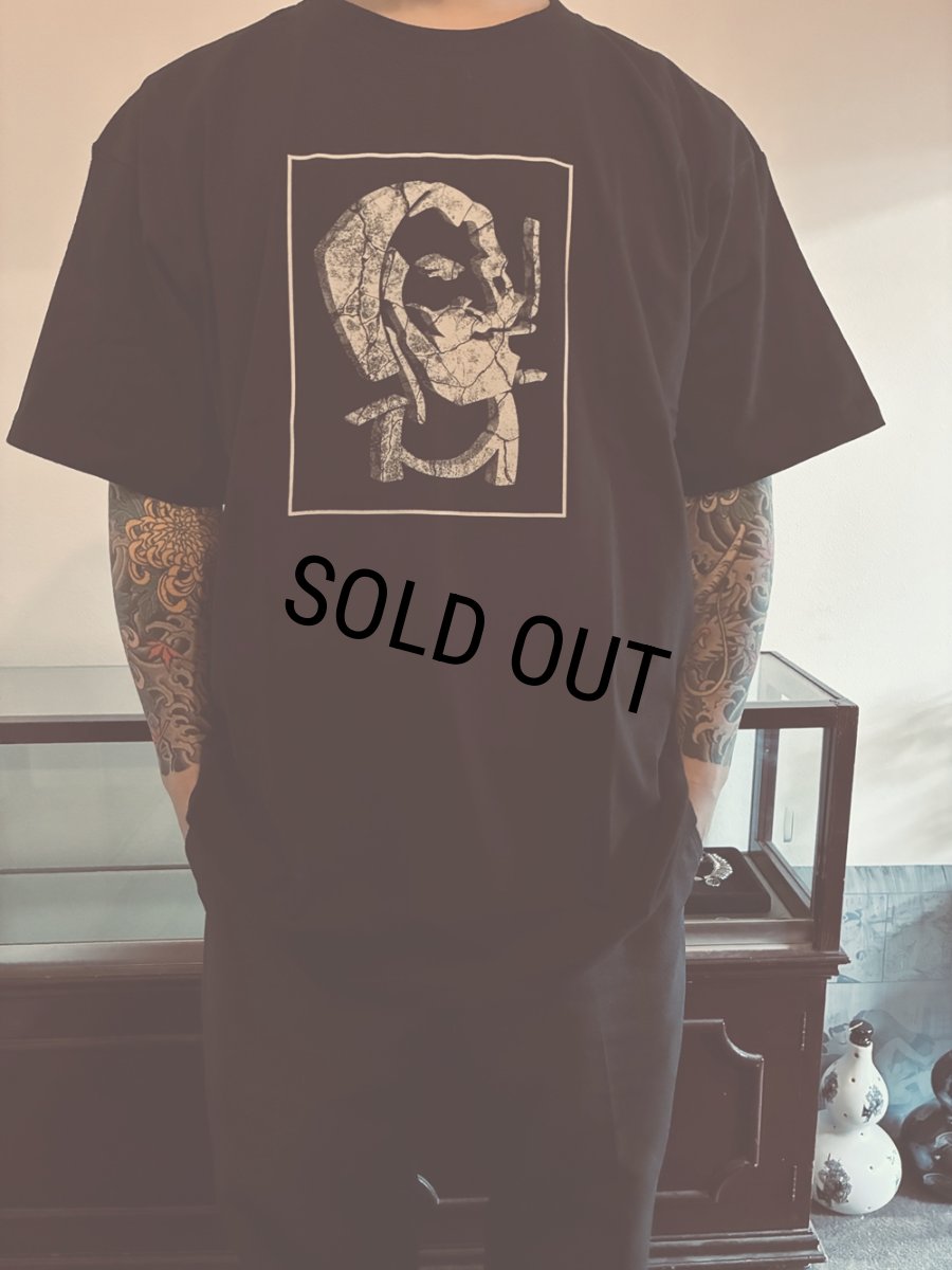 画像3: exodus brand/STONED ZIG-ZAG T SHIRT（BLACK）［プリントT-26春夏］ (3)