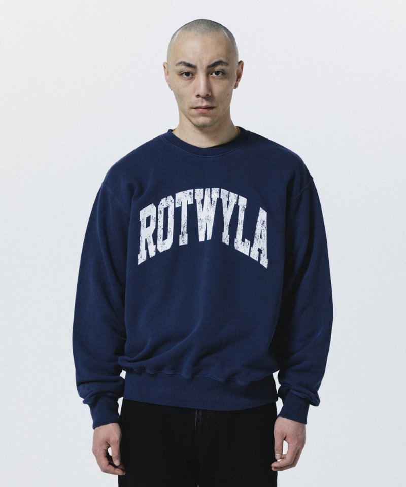 画像3: 【ご予約受付中！26年9月入荷予定】ROTTWEILER/ROTWYLA SWEAT（NAVY）［26秋冬］