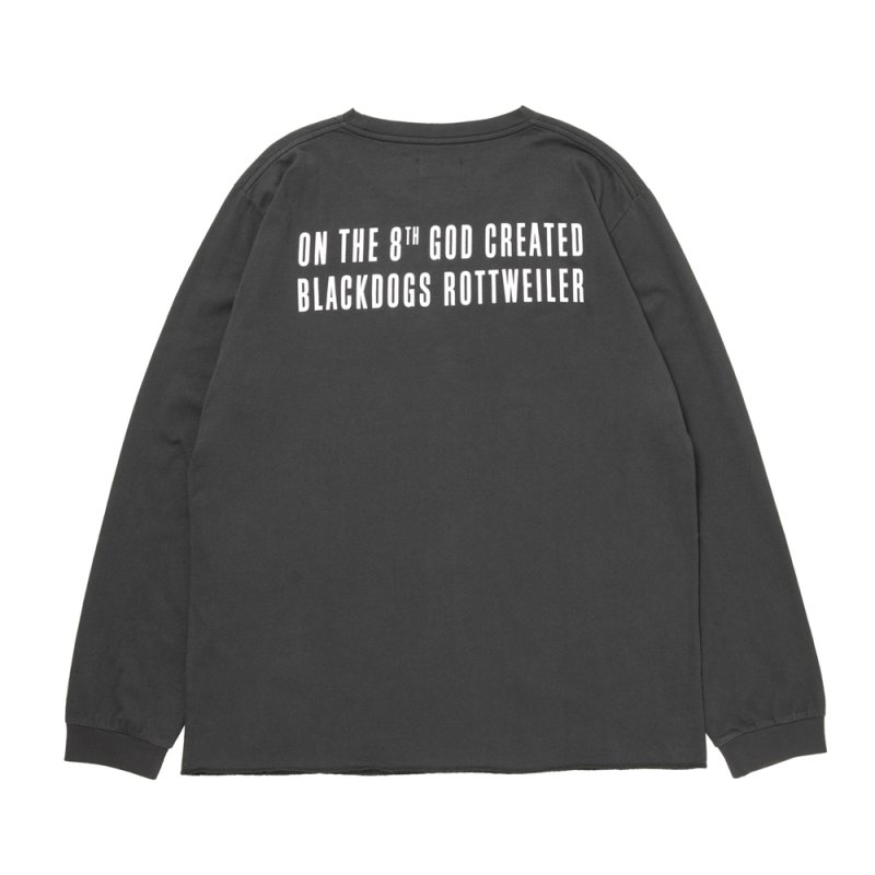 画像2: 【ご予約受付中！26年8月入荷予定】ROTTWEILER/R9 GOD LS TEE（BLACK）［26秋冬］