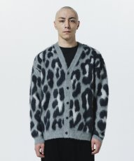 画像4: 【ご予約受付中！26年10月入荷予定】ROTTWEILER/LEOPARD CARDIGAN（GRAY）［26秋冬］ (4)
