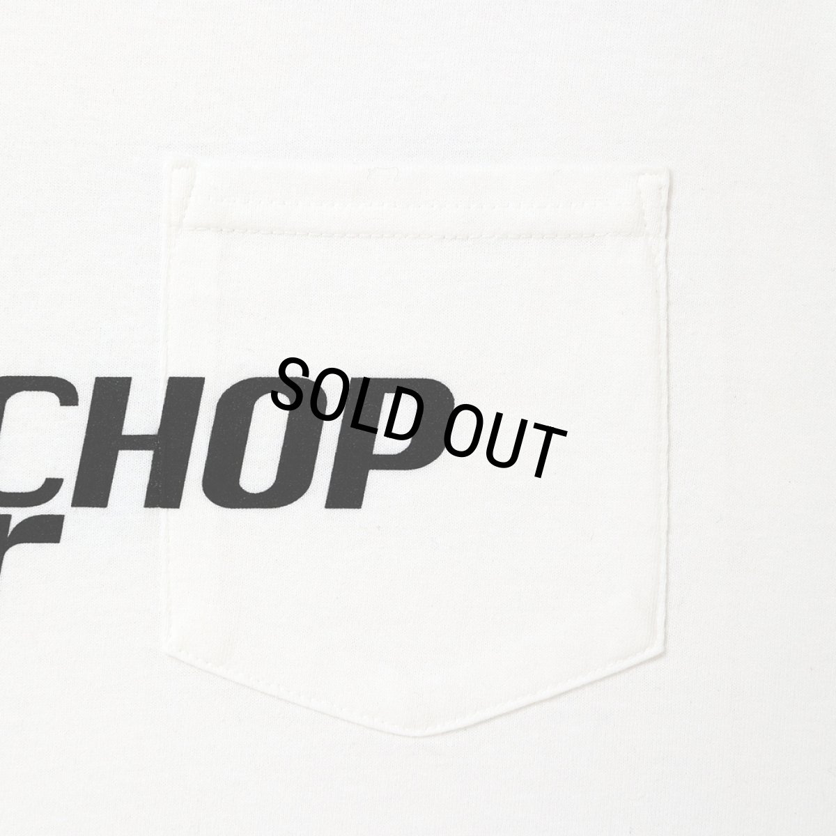 画像4: PORKCHOP/P POWER POCKET L/S TEE（WHITE）［Pパワーポケット長袖T-26春夏］ (4)