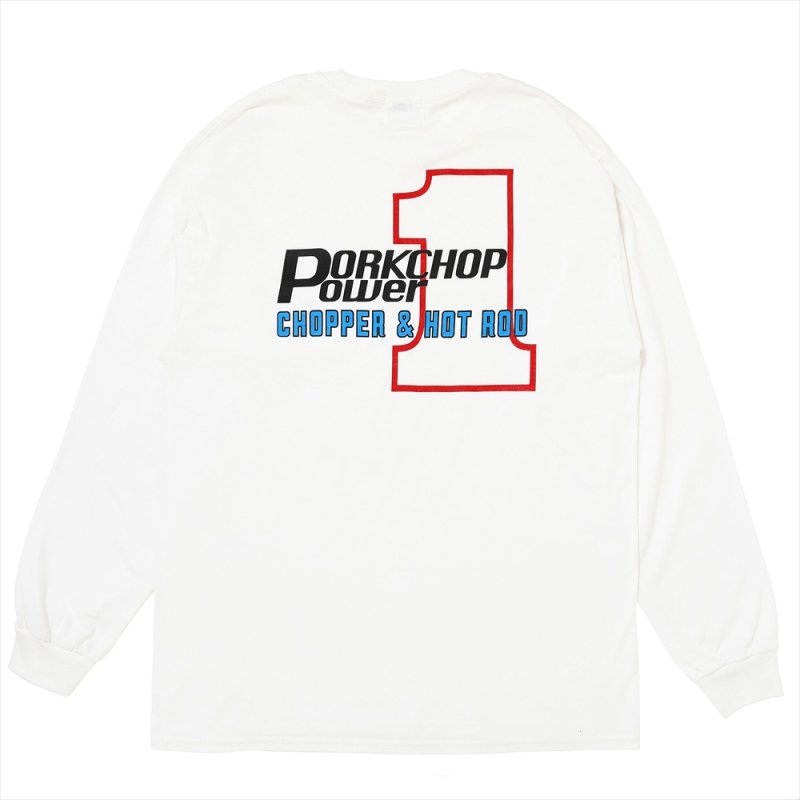 画像2: PORKCHOP/P POWER POCKET L/S TEE（WHITE）［Pパワーポケット長袖T-26春夏］