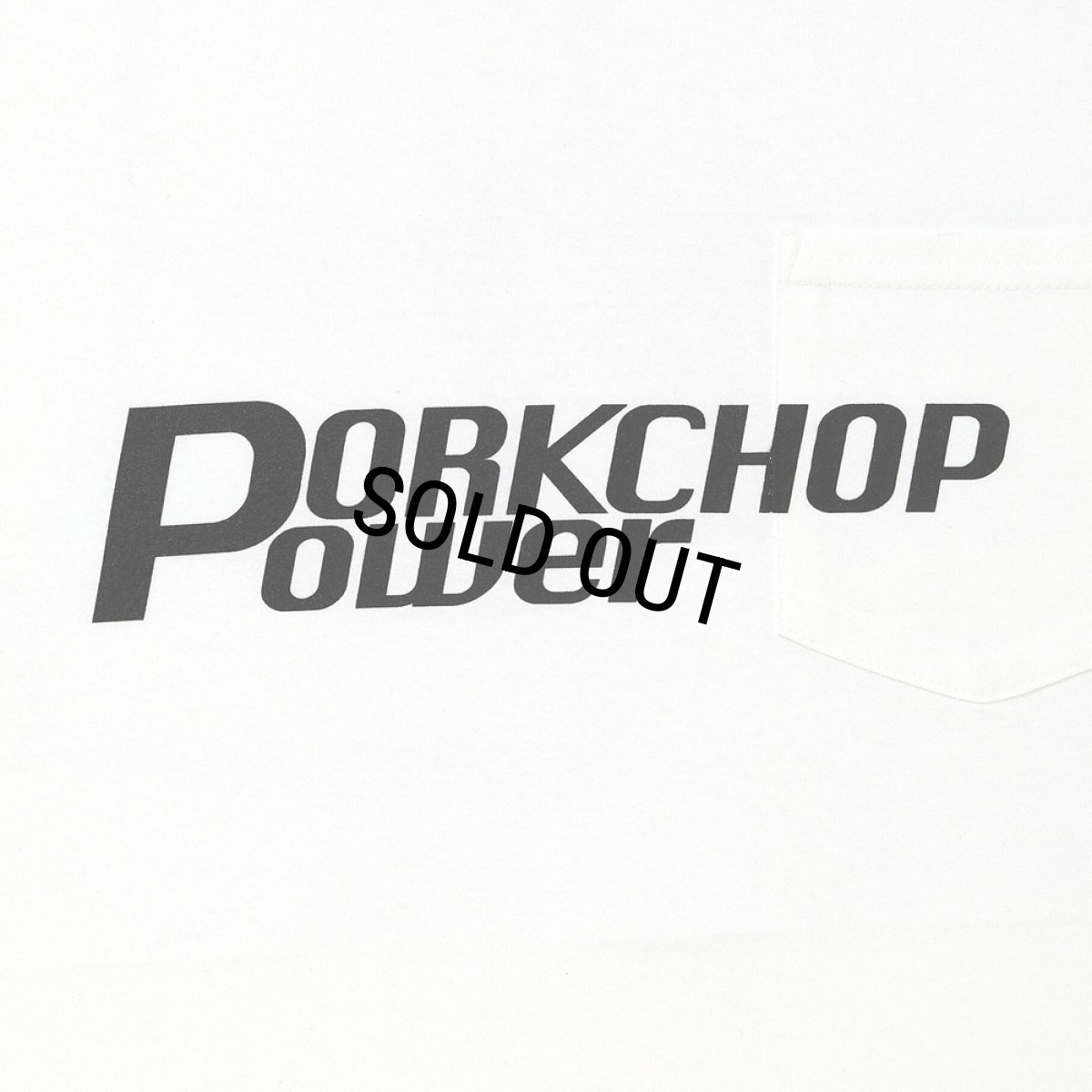 画像3: PORKCHOP/P POWER POCKET L/S TEE（WHITE）［Pパワーポケット長袖T-26春夏］ (3)