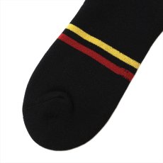 画像5: PORKCHOP/BAR&SHIELD SOX（BLACK）［バー&シールドソックス-26春夏］ (5)