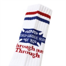 画像3: PORKCHOP/BAR&SHIELD SOX（WHITE）［バー&シールドソックス-26春夏］ (3)