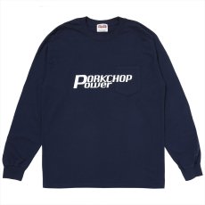 画像2: PORKCHOP/P POWER POCKET L/S TEE（NAVY）［Pパワーポケット長袖T-26春夏］ (2)
