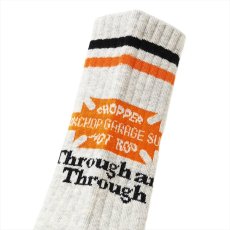 画像3: PORKCHOP/BAR&SHIELD SOX（GRAY）［バー&シールドソックス-26春夏］ (3)