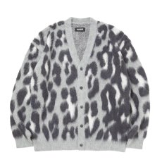 画像1: 【ご予約受付中！26年10月入荷予定】ROTTWEILER/LEOPARD CARDIGAN（GRAY）［26秋冬］ (1)