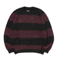 画像1: 【ご予約受付中！26年9月入荷予定】ROTTWEILER/BORDER KNIT（RED）［26秋冬］ (1)
