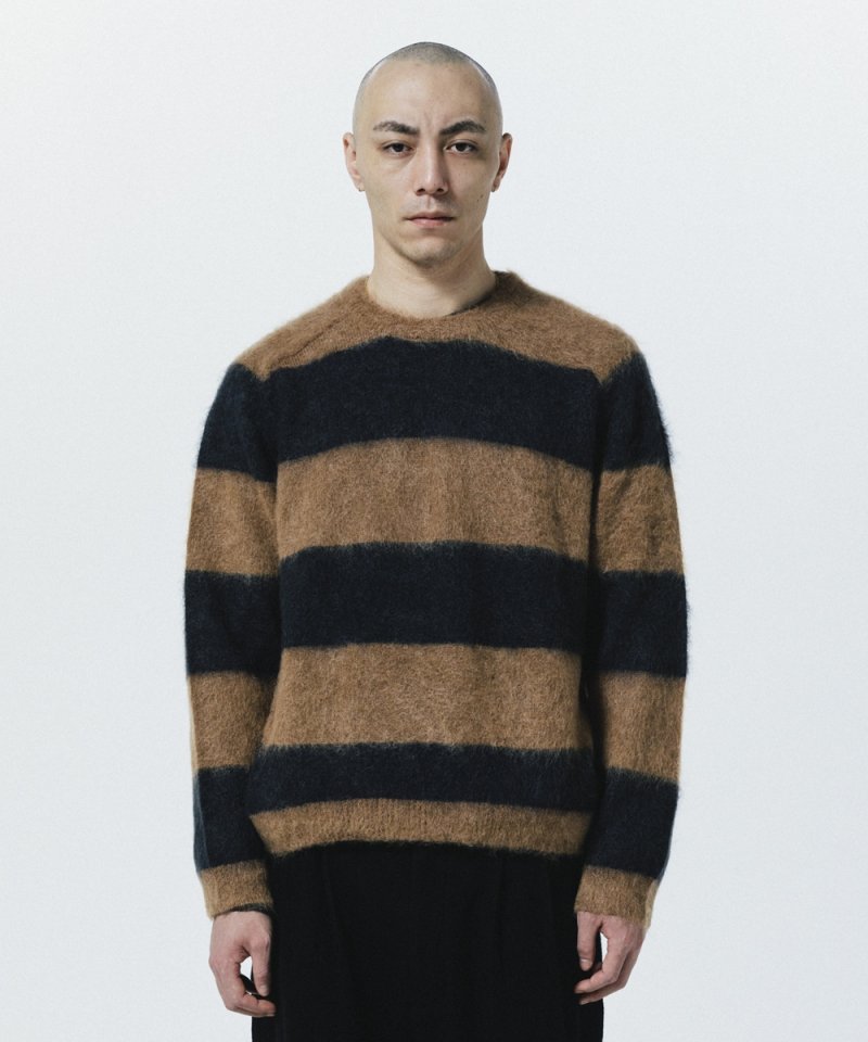 画像3: 【ご予約受付中！26年9月入荷予定】ROTTWEILER/BORDER KNIT（BEIGE）［26秋冬］