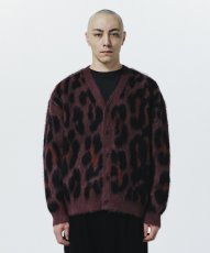 画像4: 【ご予約受付中！26年10月入荷予定】ROTTWEILER/LEOPARD CARDIGAN（BLACK）［26秋冬］ (4)