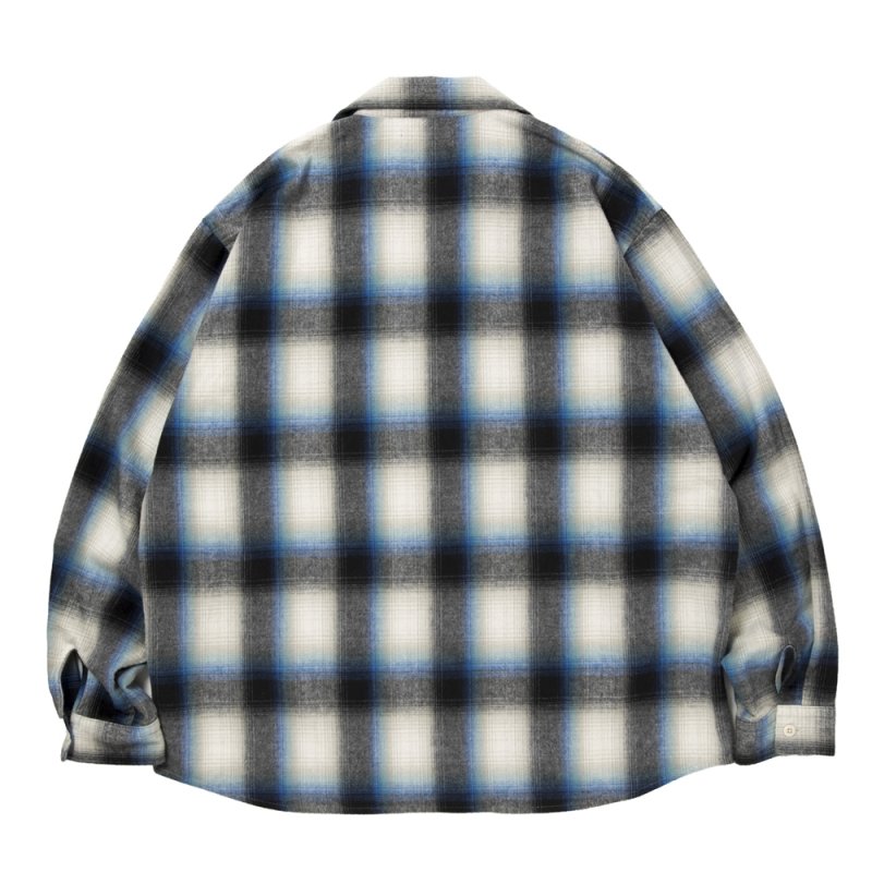 画像2: 【ご予約受付中！26年9月入荷予定】ROTTWEILER/R9 OMBRE CHECK SHIRT（BLUE）［26秋冬］