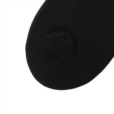 画像5: PORKCHOP/WAVE LOGO SOX（BLACK）［ウェーブロゴソックス-26春夏］ (5)
