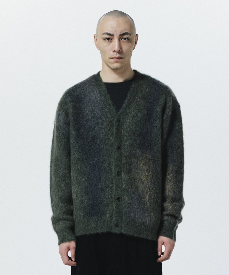画像3: 【ご予約受付中！26年9月入荷予定】ROTTWEILER/PATERNED CARDIGAN（GREEN）［26秋冬］