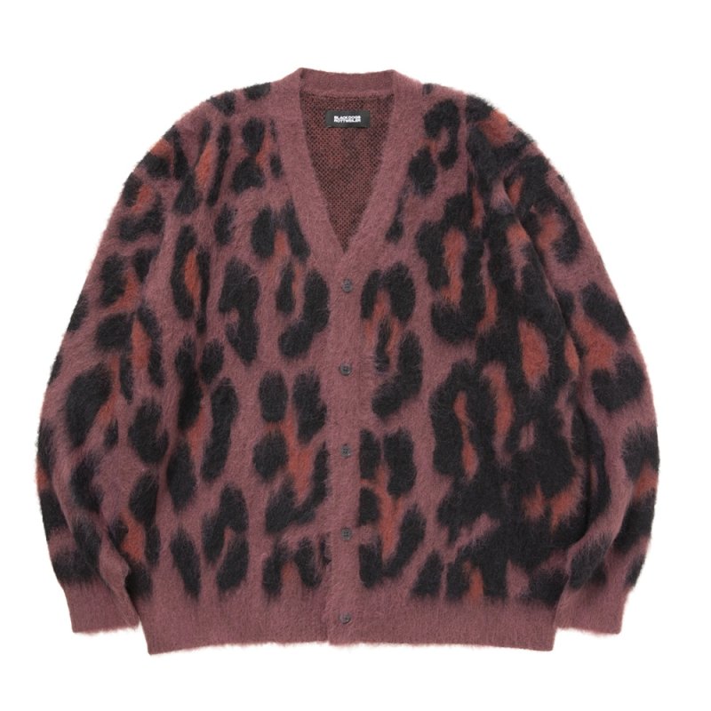 画像1: 【ご予約受付中！26年10月入荷予定】ROTTWEILER/LEOPARD CARDIGAN（BLACK）［26秋冬］