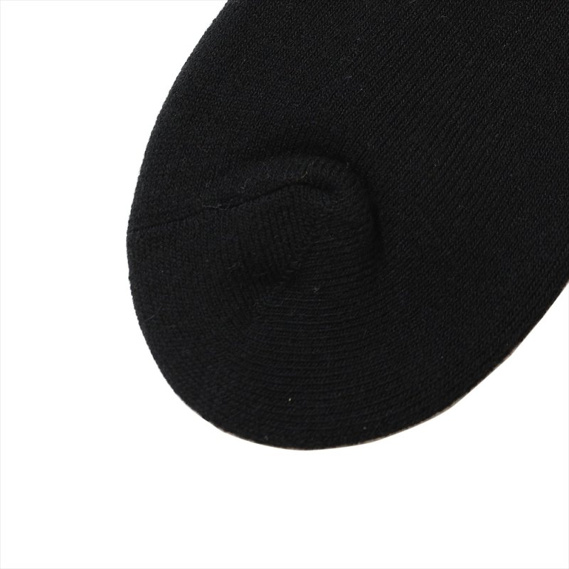 画像3: PORKCHOP/WAVE LOGO SOX（BLACK）［ウェーブロゴソックス-26春夏］